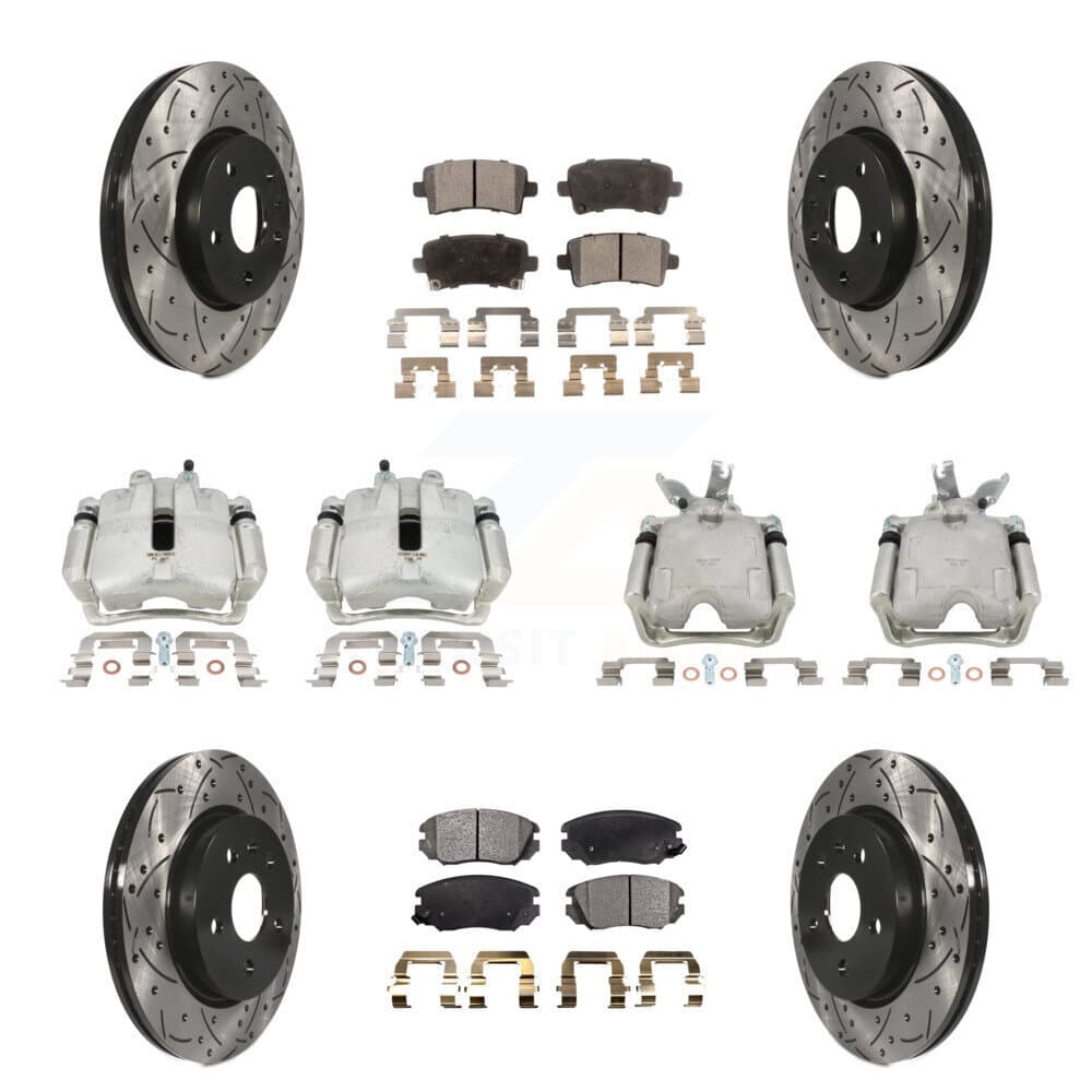 Transit Auto - KCD-100236P - Front and Rear Disc Brake Kits image 1
