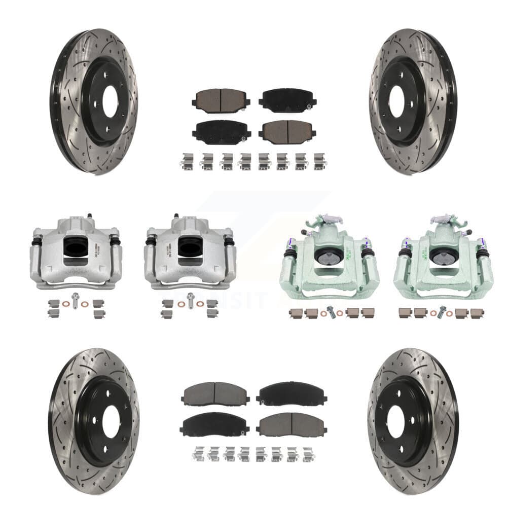 Transit Auto - KCD-100242C - Front and Rear Disc Brake Kits image 1