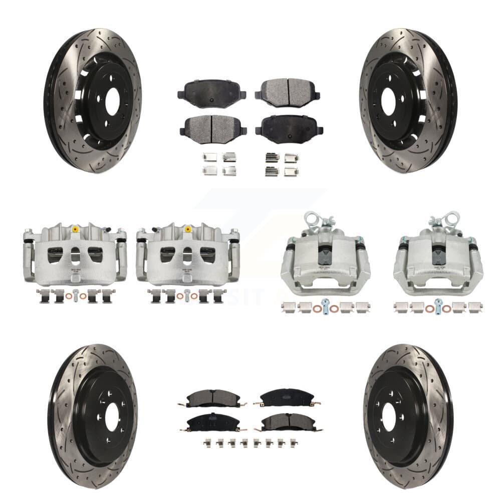 Transit Auto - KCD-100242T - Front and Rear Disc Brake Kits image 1