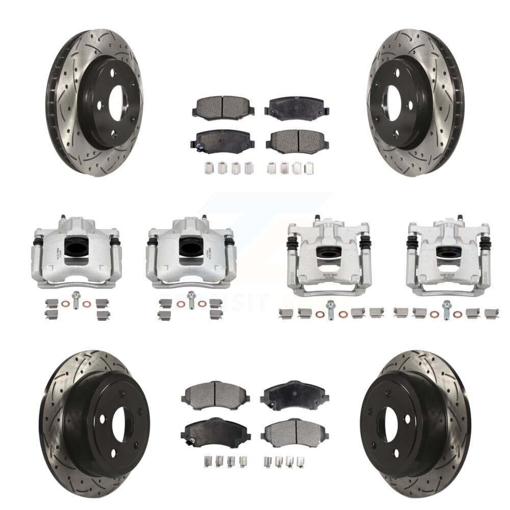 Transit Auto - KCD-100243P - Front and Rear Disc Brake Kits image 1