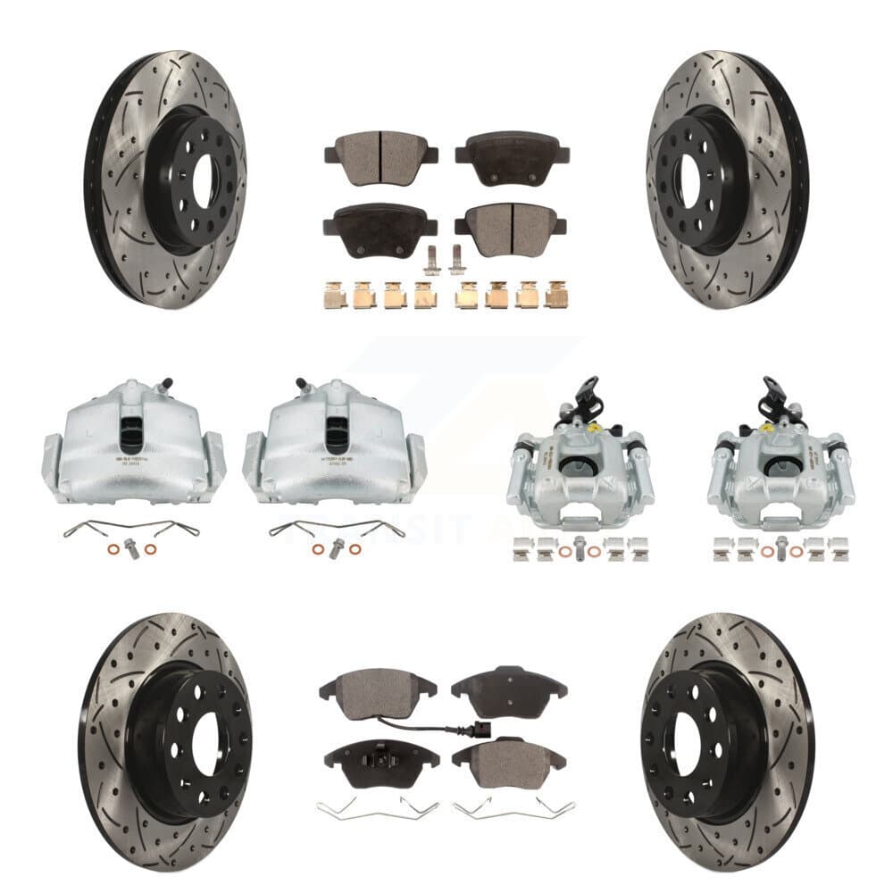 Transit Auto - KCD-100245P - Front and Rear Disc Brake Kits image 1