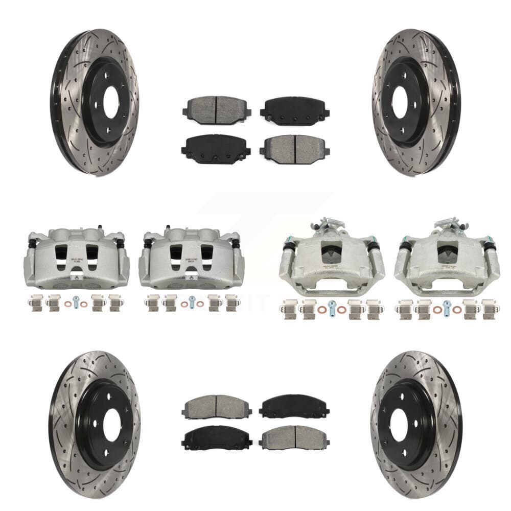 Transit Auto - KCD-100249S - Front and Rear Disc Brake Kits image 1