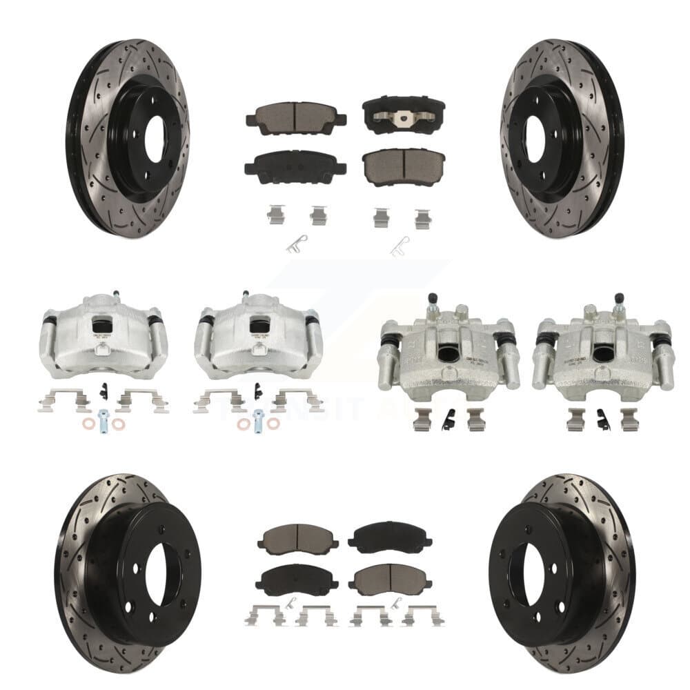 Transit Auto - KCD-100252C - Front and Rear Disc Brake Kits image 1