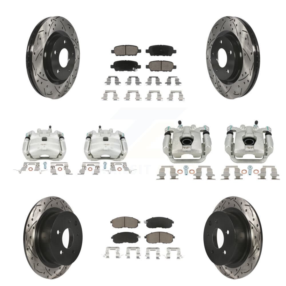 Transit Auto - KCD-100254C - Front and Rear Disc Brake Kits image 1