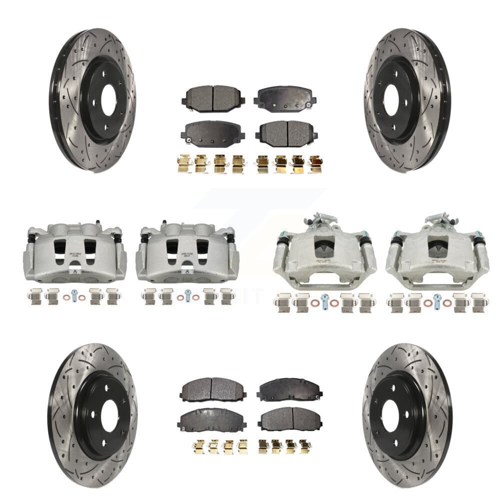 Transit Auto - KCD-100256P - Front and Rear Disc Brake Kits image 1