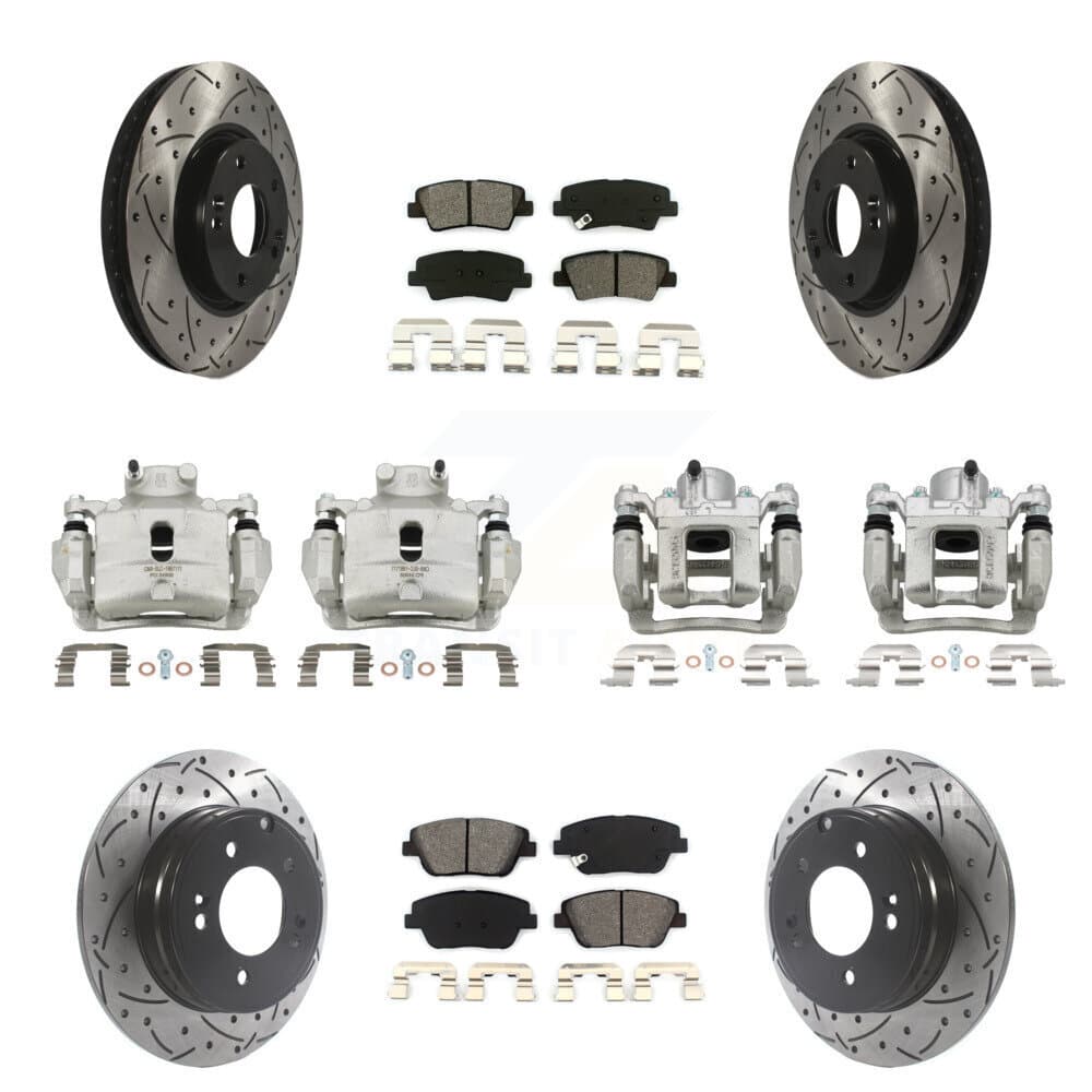 Transit Auto - KCD-100261S - Front and Rear Disc Brake Kits image 1