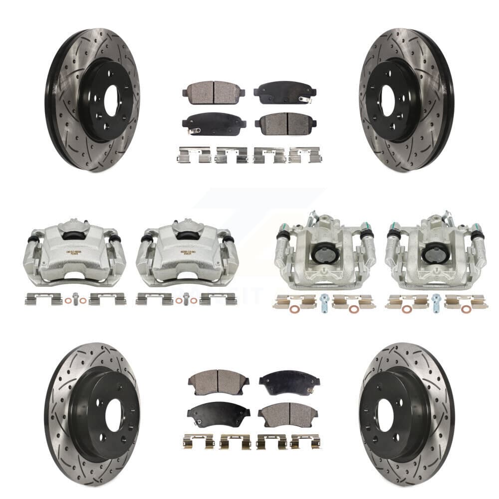 Transit Auto - KCD-100262P - Front and Rear Disc Brake Kits image 1