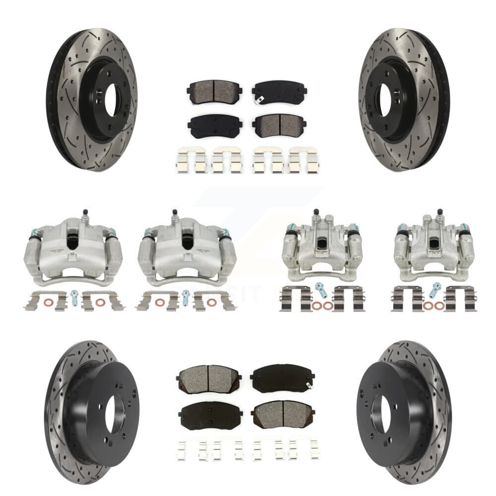 Transit Auto - KCD-100280S - Front and Rear Disc Brake Kits image 1