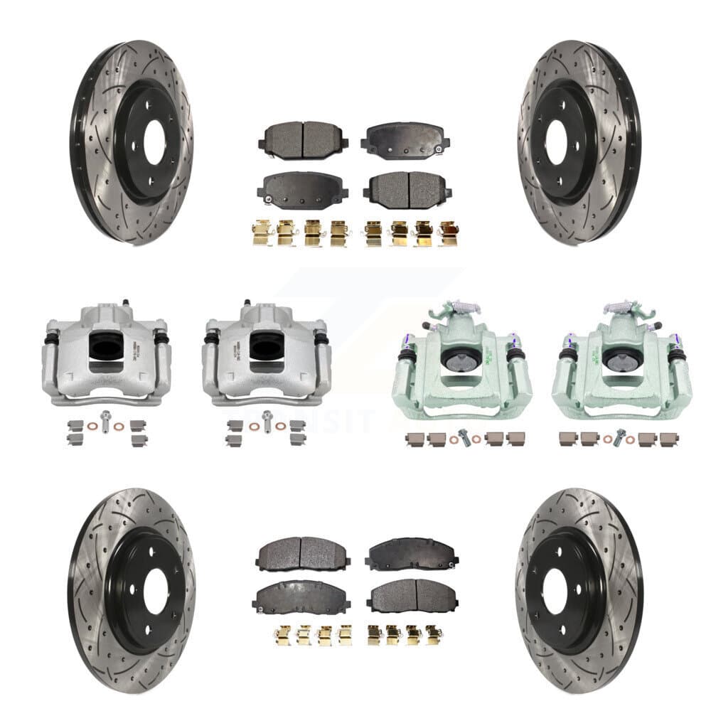 Transit Auto - KCD-100283T - Front and Rear Disc Brake Kits image 1
