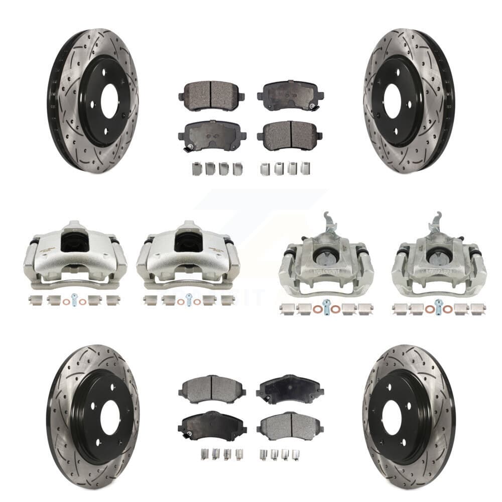 Transit Auto - KCD-100286P - Front and Rear Disc Brake Kits image 1