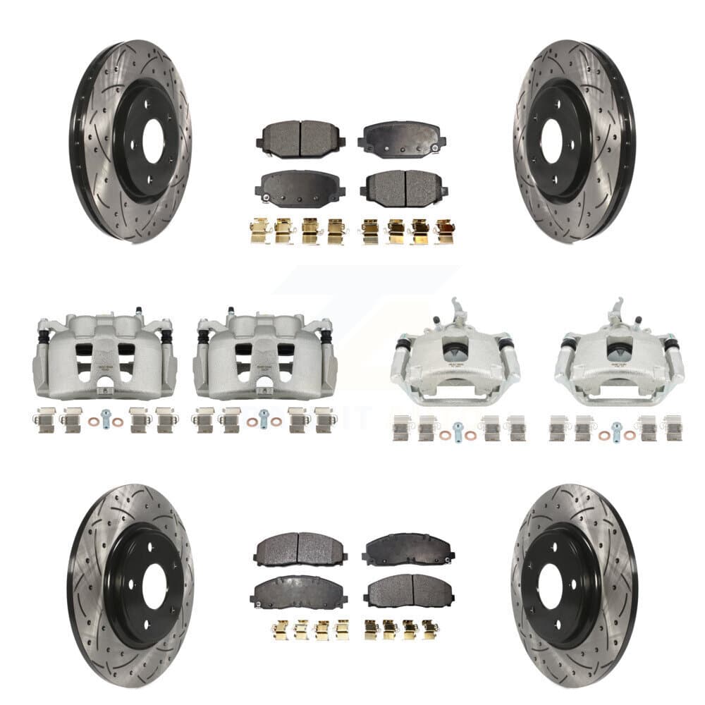 Transit Auto - KCD-100286T - Front and Rear Disc Brake Kits image 1