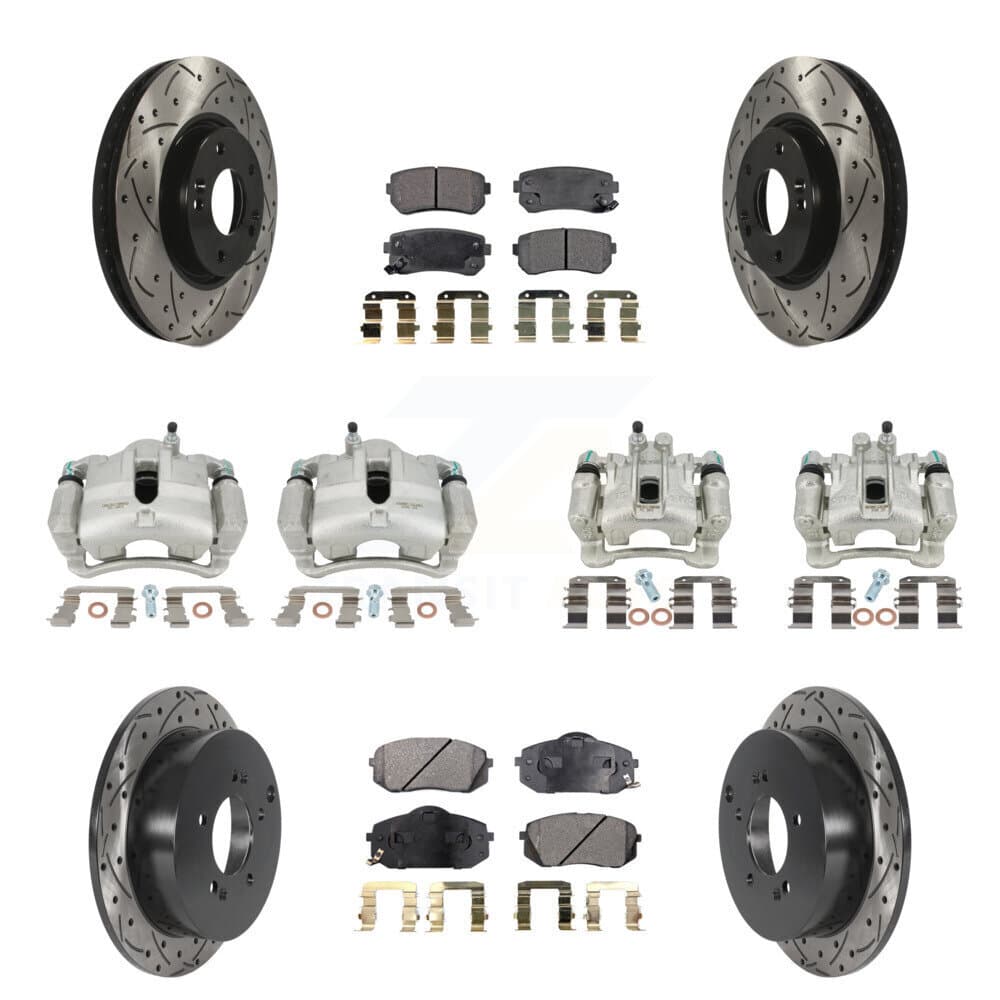 Transit Auto - KCD-100287P - Front and Rear Disc Brake Kits image 1