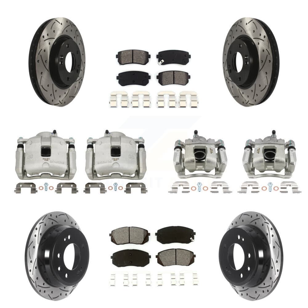 Transit Auto - KCD-100287S - Front and Rear Disc Brake Kits image 1