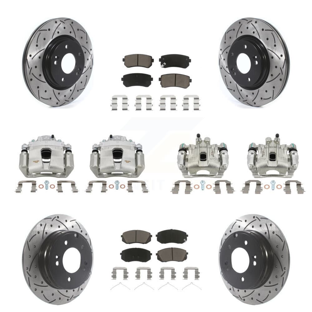 Transit Auto - KCD-100288C - Front and Rear Disc Brake Kits image 1