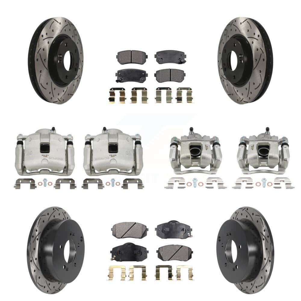 Transit Auto - KCD-100296P - Front and Rear Disc Brake Kits image 1