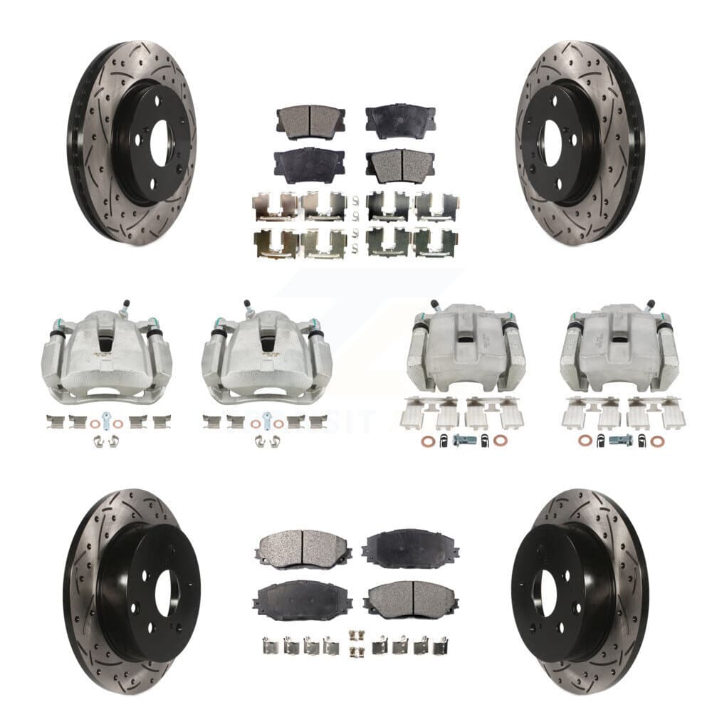 Transit Auto - KCD-100300T - Front and Rear Disc Brake Kits image 1