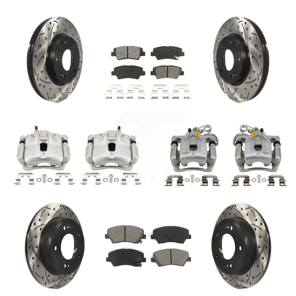 Transit Auto - KCD-100309S - Front and Rear Disc Brake Kits image 1