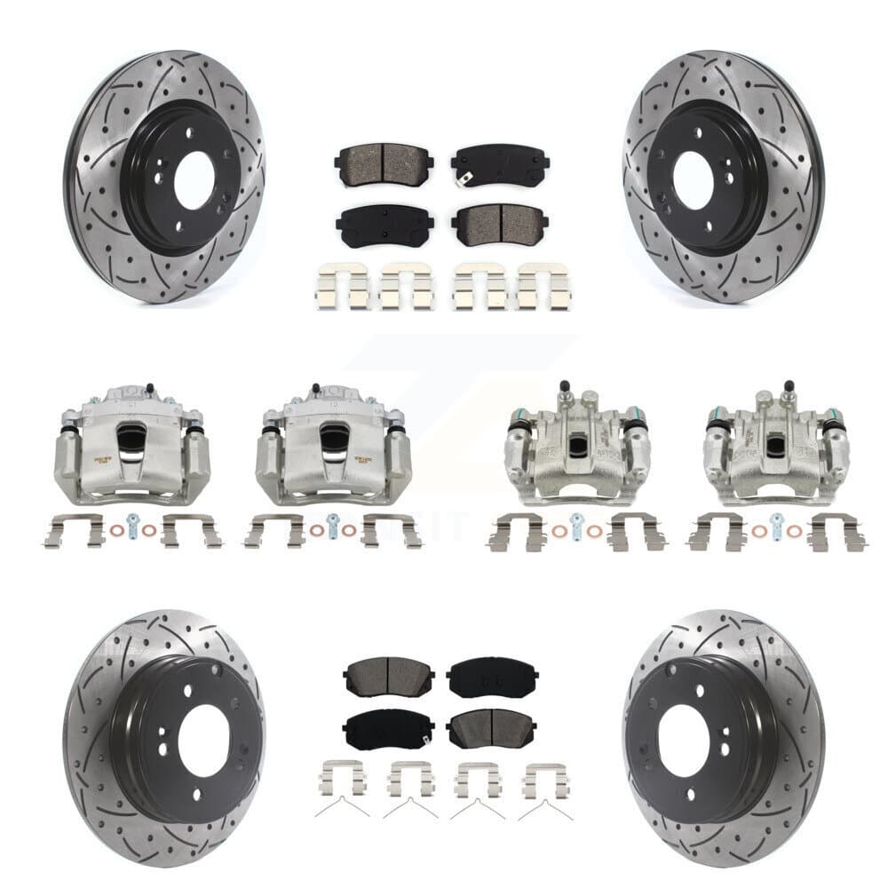 Transit Auto - KCD-100330S - Front and Rear Disc Brake Kits image 1