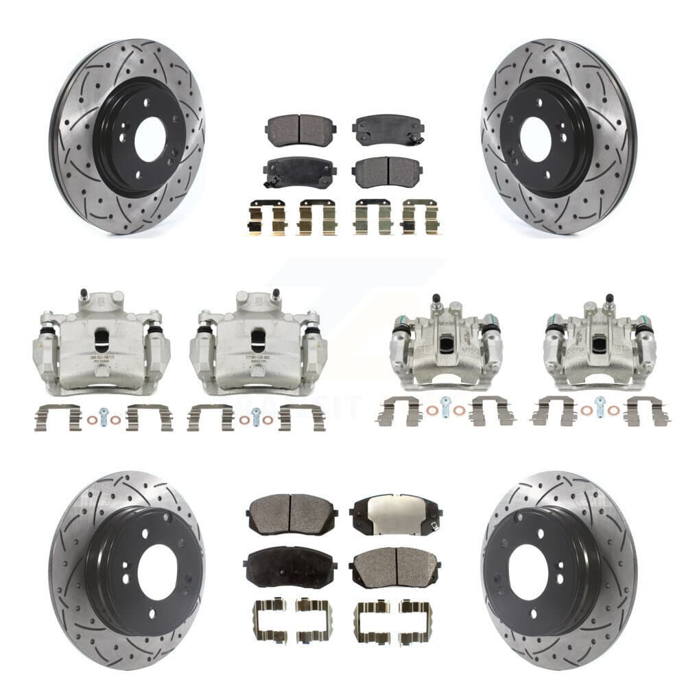 Transit Auto - KCD-100334P - Front and Rear Disc Brake Kits image 1