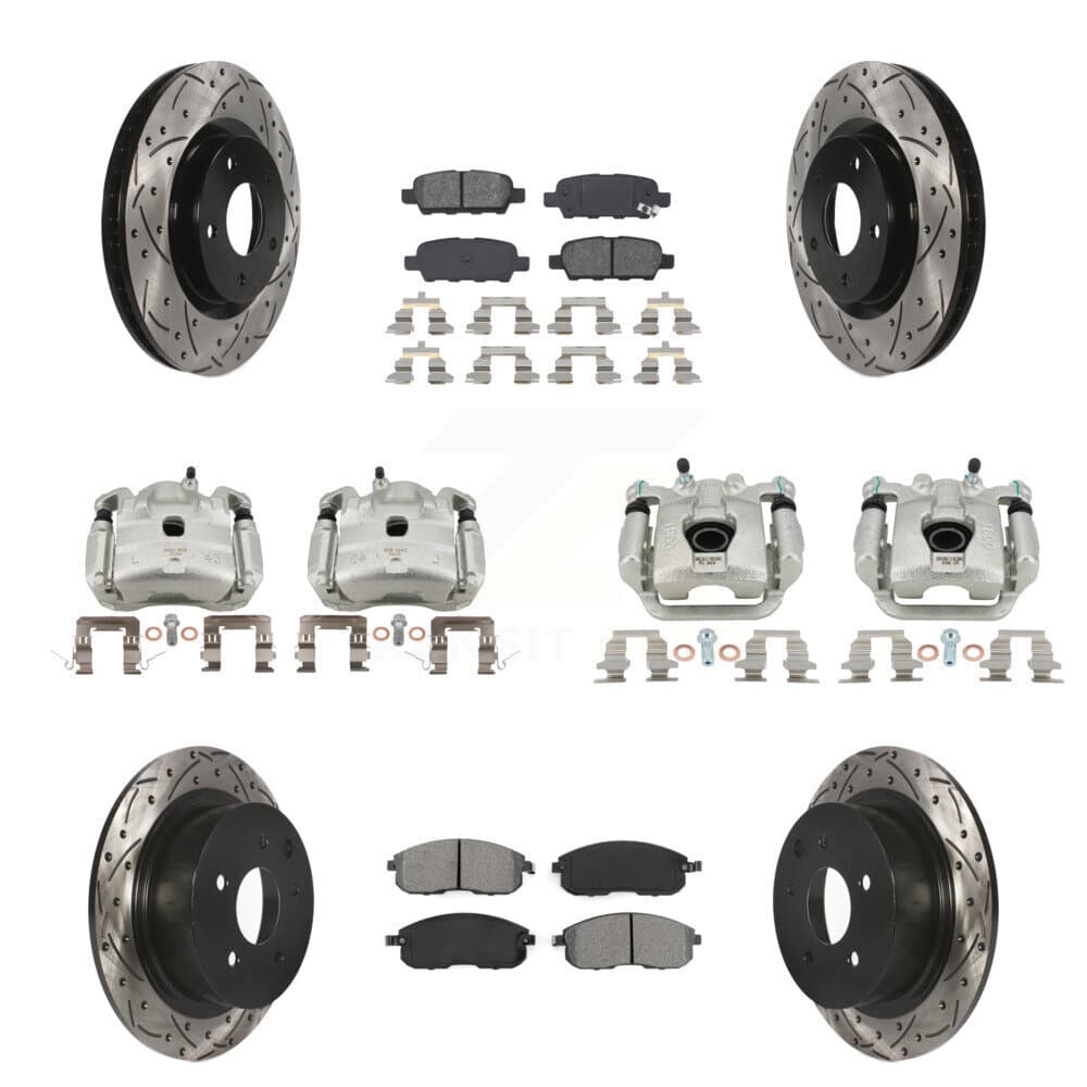 Transit Auto - KCD-100335S - Front and Rear Disc Brake Kits image 1