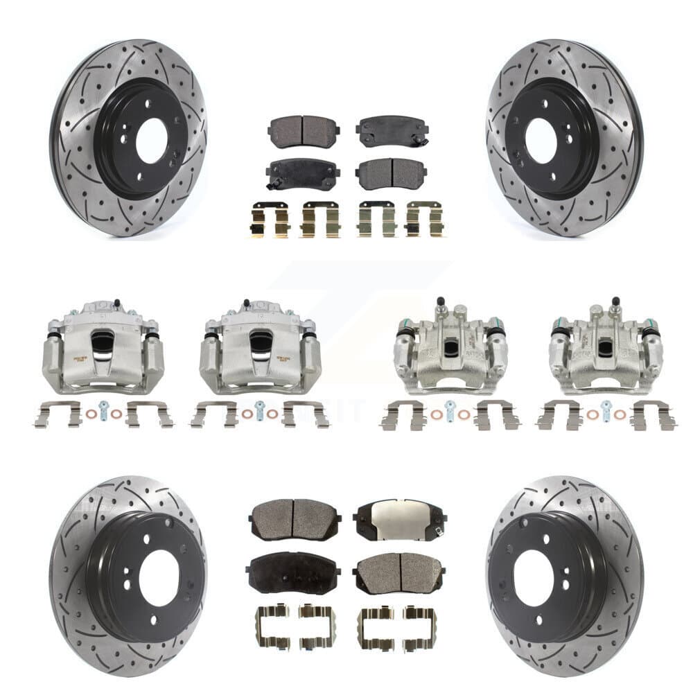 Transit Auto - KCD-100336P - Front and Rear Disc Brake Kits image 1
