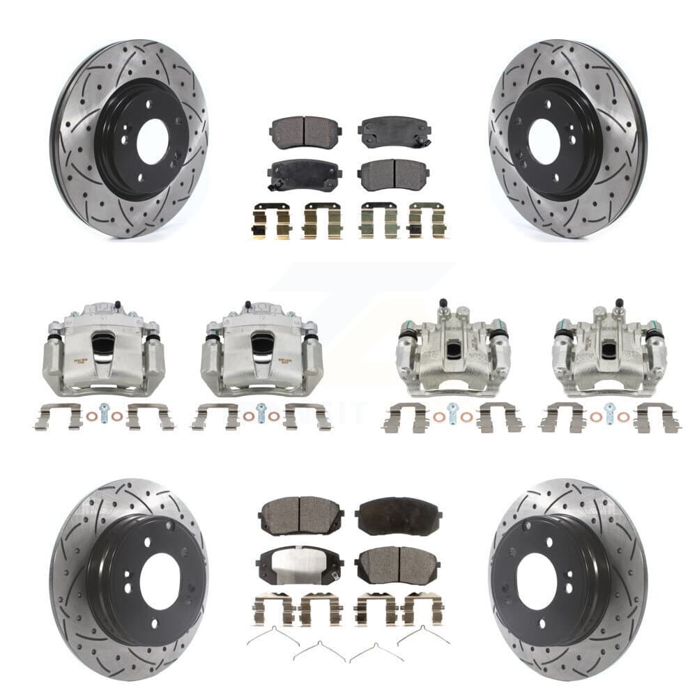 Transit Auto - KCD-100337P - Front and Rear Disc Brake Kits image 1