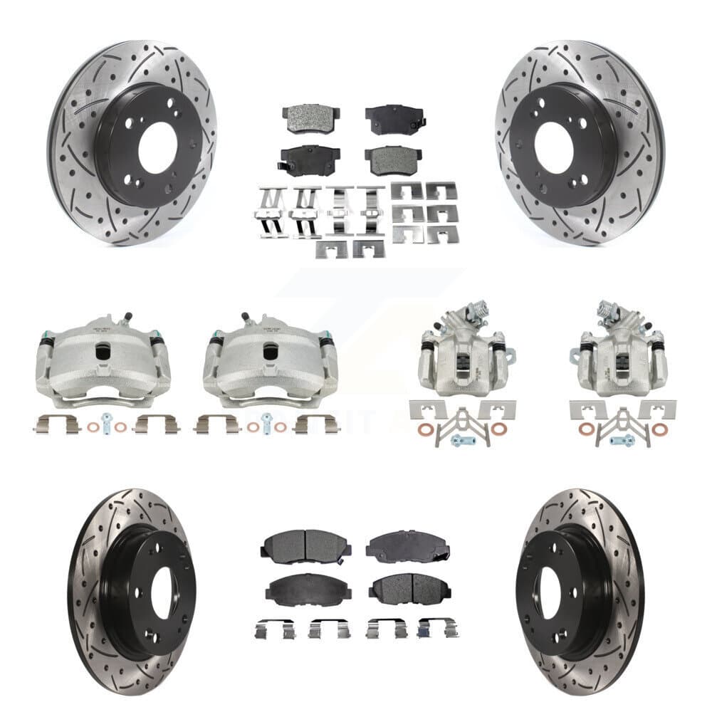 Transit Auto - KCD-100338P - Front and Rear Disc Brake Kits image 1