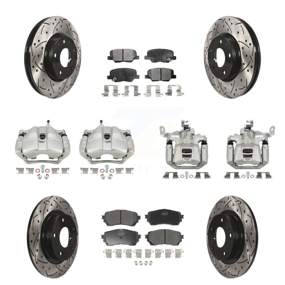 Transit Auto - KCD-100345P - Front and Rear Disc Brake Kits image 1