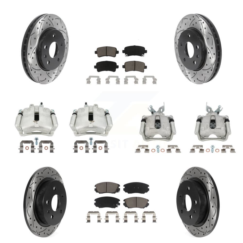 Transit Auto - KCD-100348C - Front and Rear Disc Brake Kits image 1