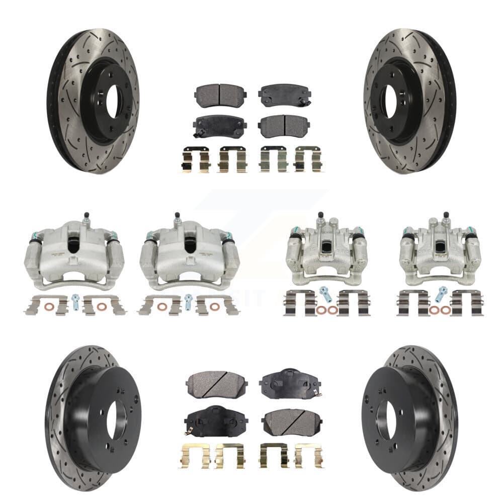 Transit Auto - KCD-100351T - Front and Rear Disc Brake Kits image 1