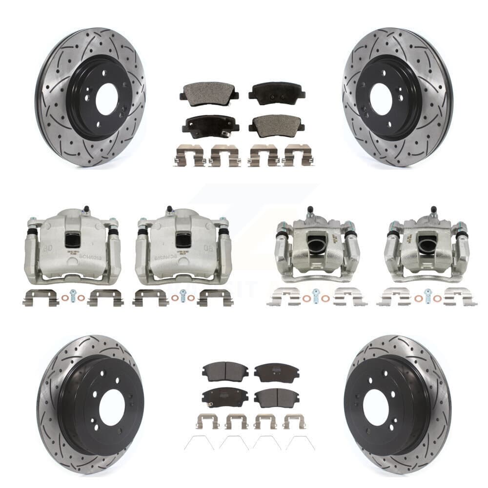 Transit Auto - KCD-100359P - Front and Rear Disc Brake Kits image 1