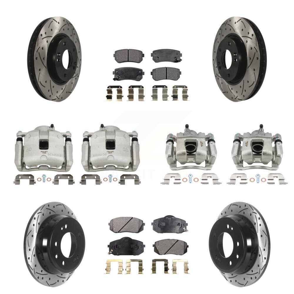 Transit Auto - KCD-100359T - Front and Rear Disc Brake Kits image 1