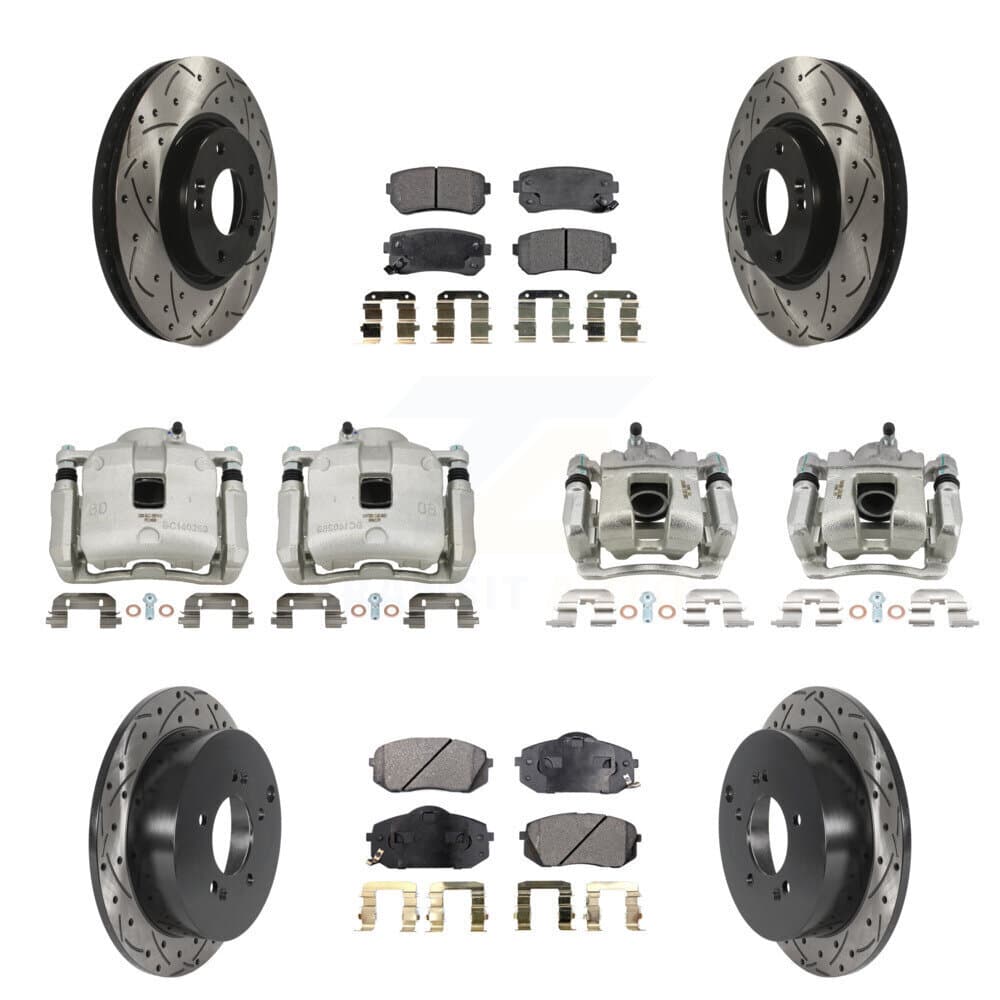 Transit Auto - KCD-100361T - Front and Rear Disc Brake Kits image 1