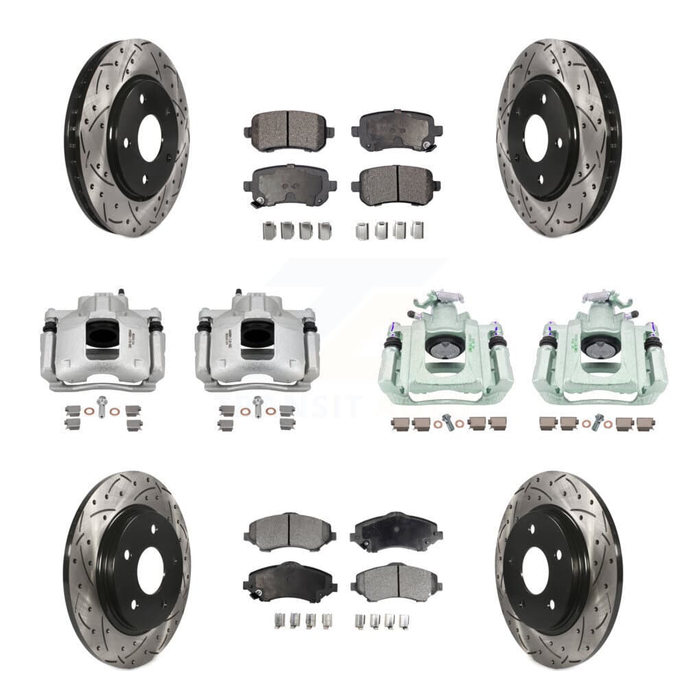 Transit Auto - KCD-100363P - Front and Rear Disc Brake Kits image 1