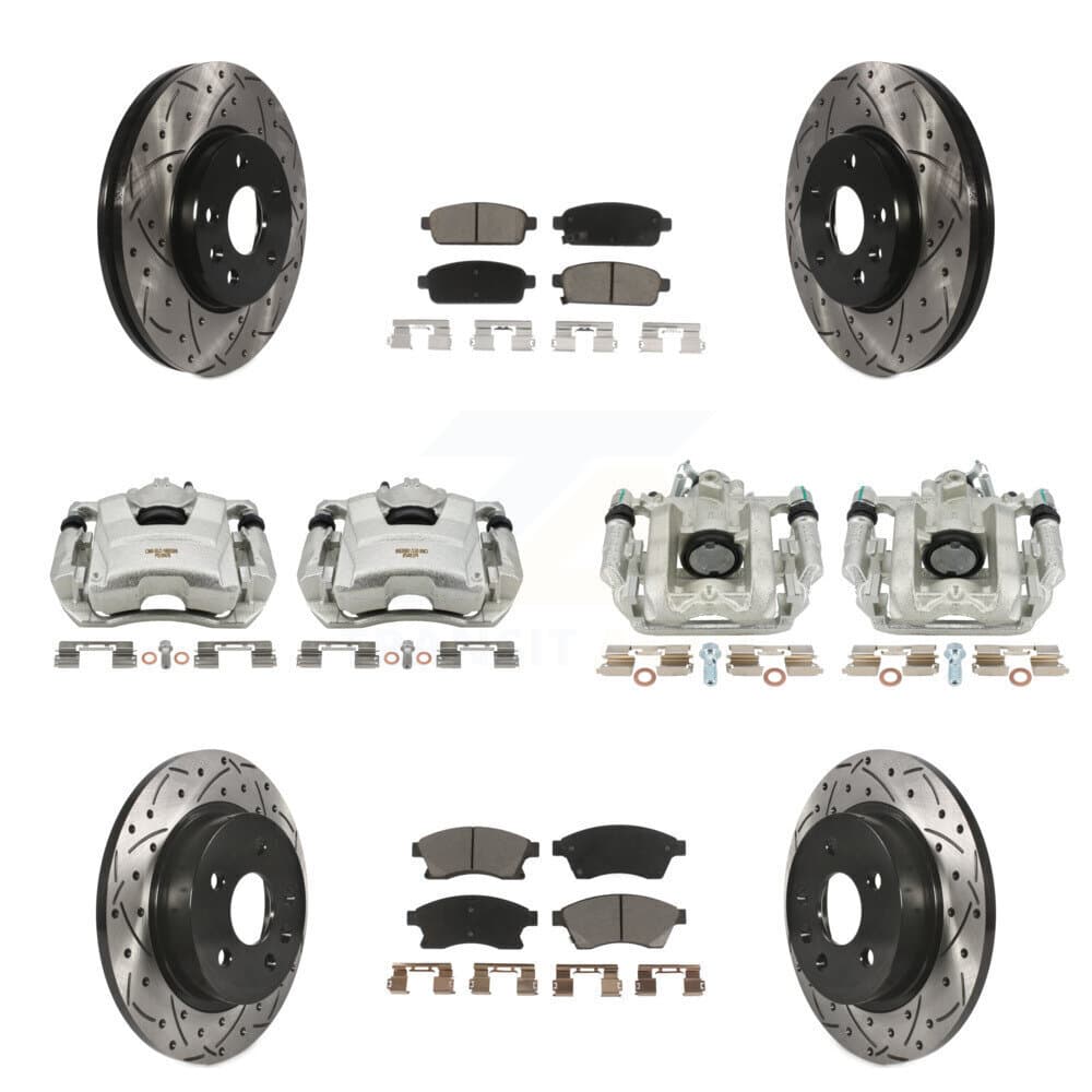 Transit Auto - KCD-100371C - Front and Rear Disc Brake Kits image 1
