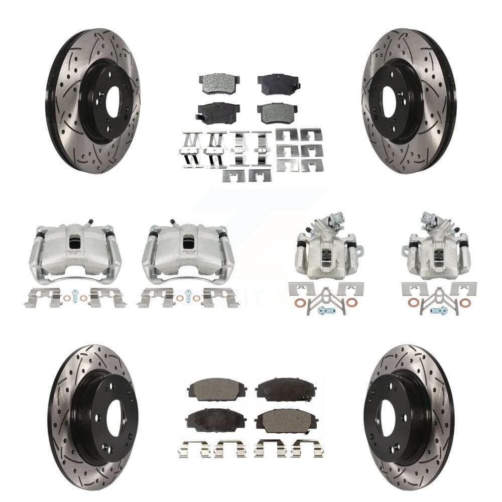Transit Auto - KCD-100372P - Front and Rear Disc Brake Kits image 1