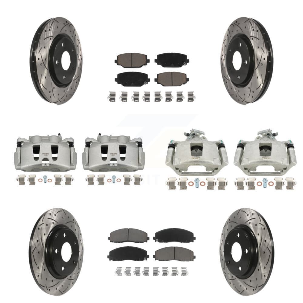 Transit Auto - KCD-100378C - Front and Rear Disc Brake Kits image 1