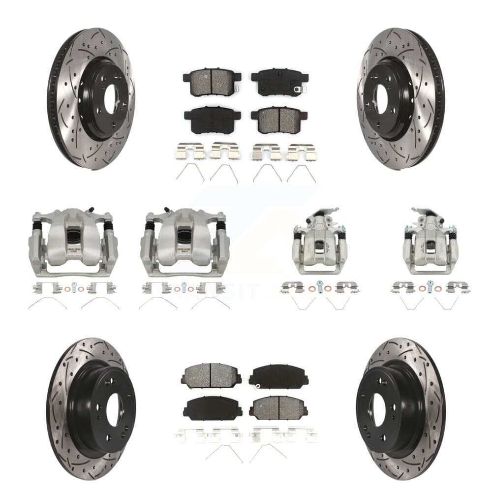 Transit Auto - KCD-100378S - Front and Rear Disc Brake Kits image 1
