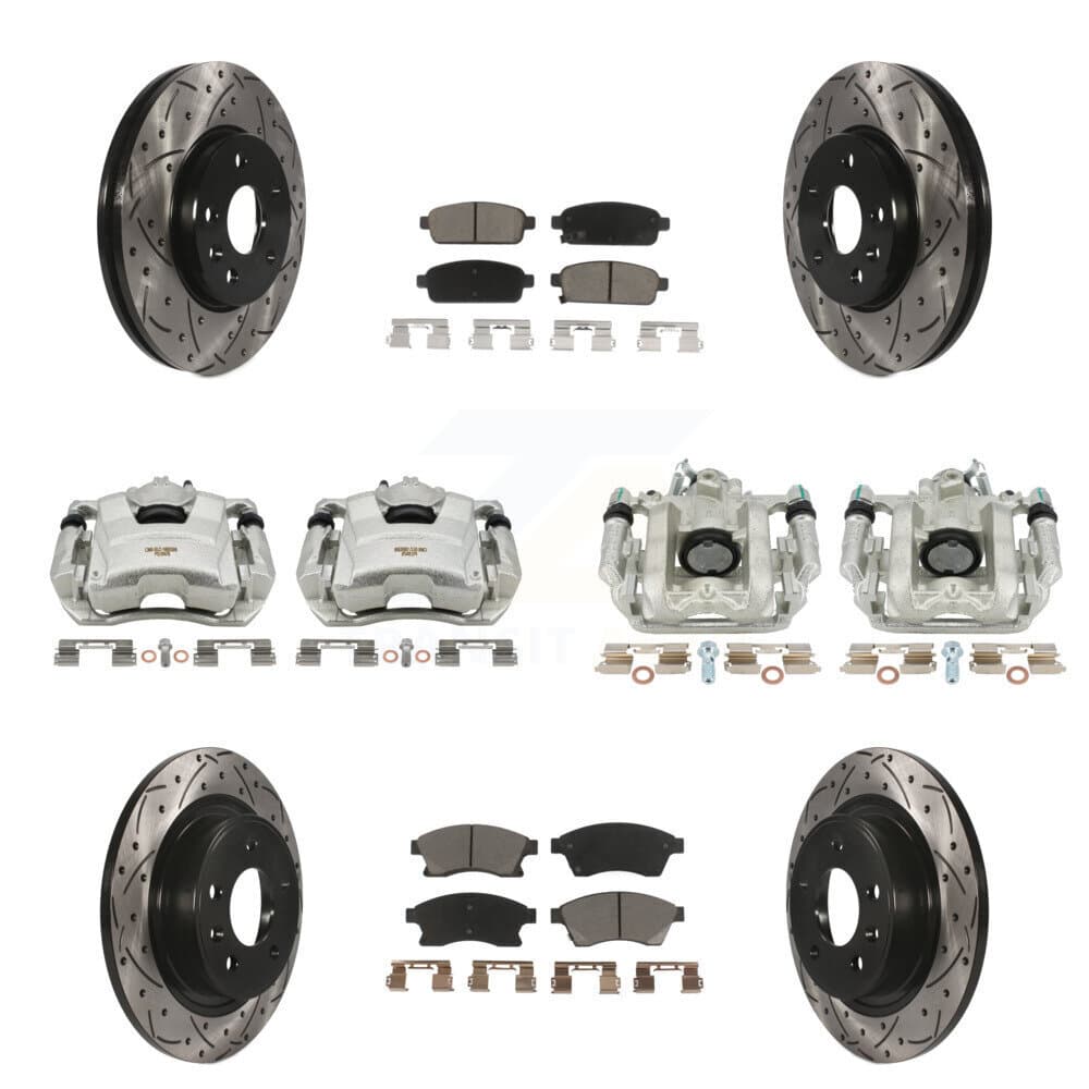Transit Auto - KCD-100380C - Front and Rear Disc Brake Kits image 1