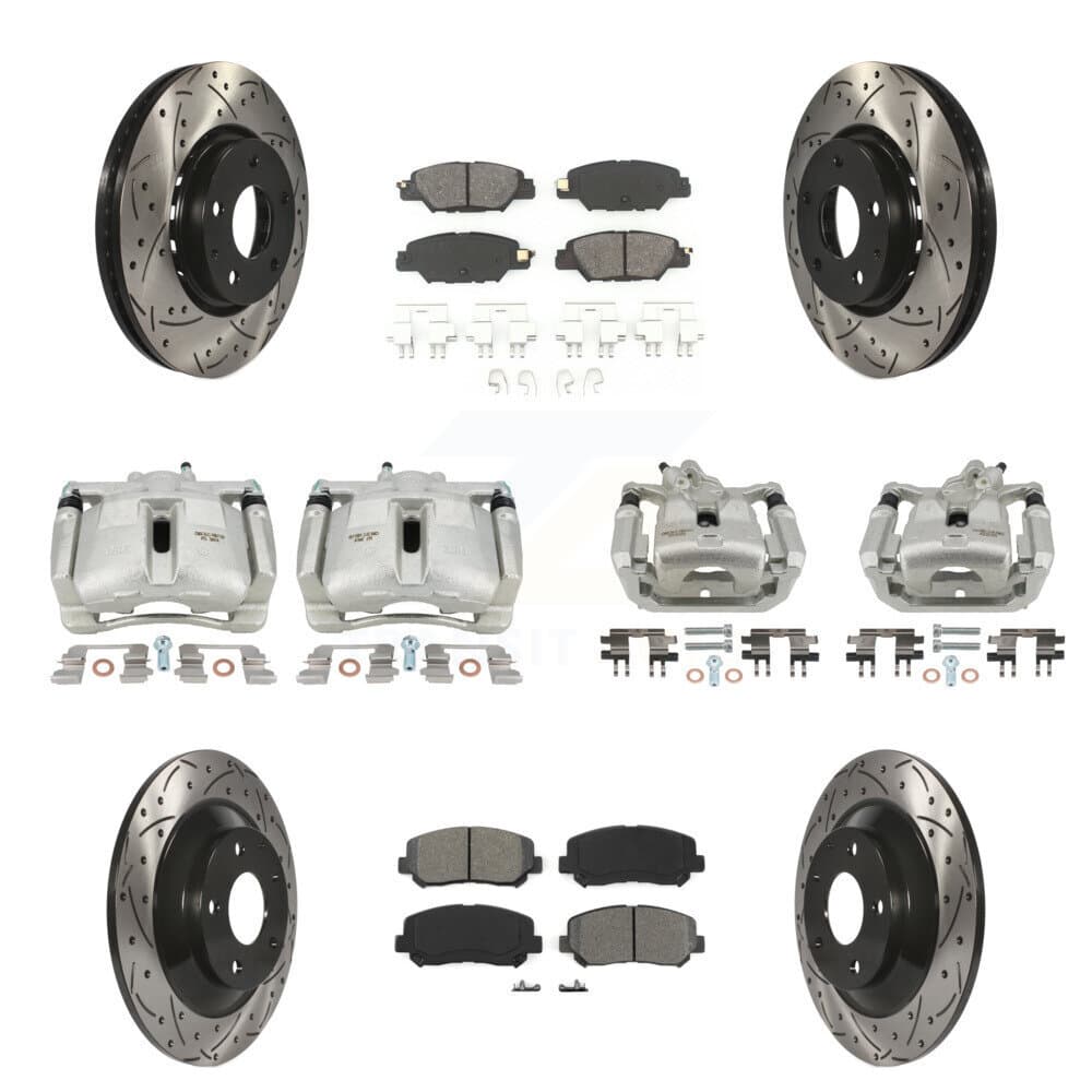 Transit Auto - KCD-100384S - Front and Rear Disc Brake Kits image 1