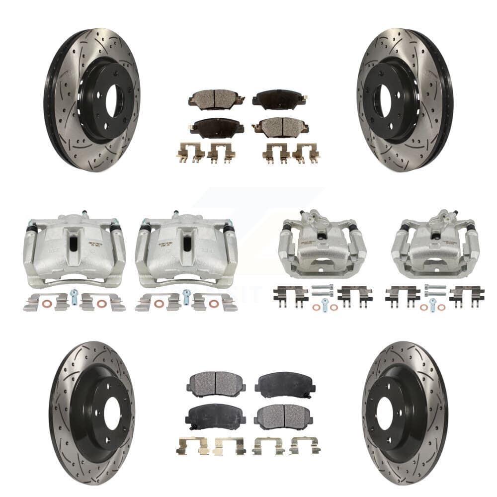 Transit Auto - KCD-100393P - Front and Rear Disc Brake Kits image 1