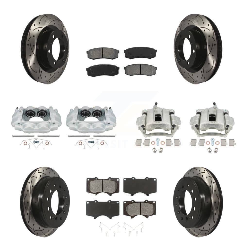 Transit Auto - KCD-100400S - Front and Rear Disc Brake Kits image 1