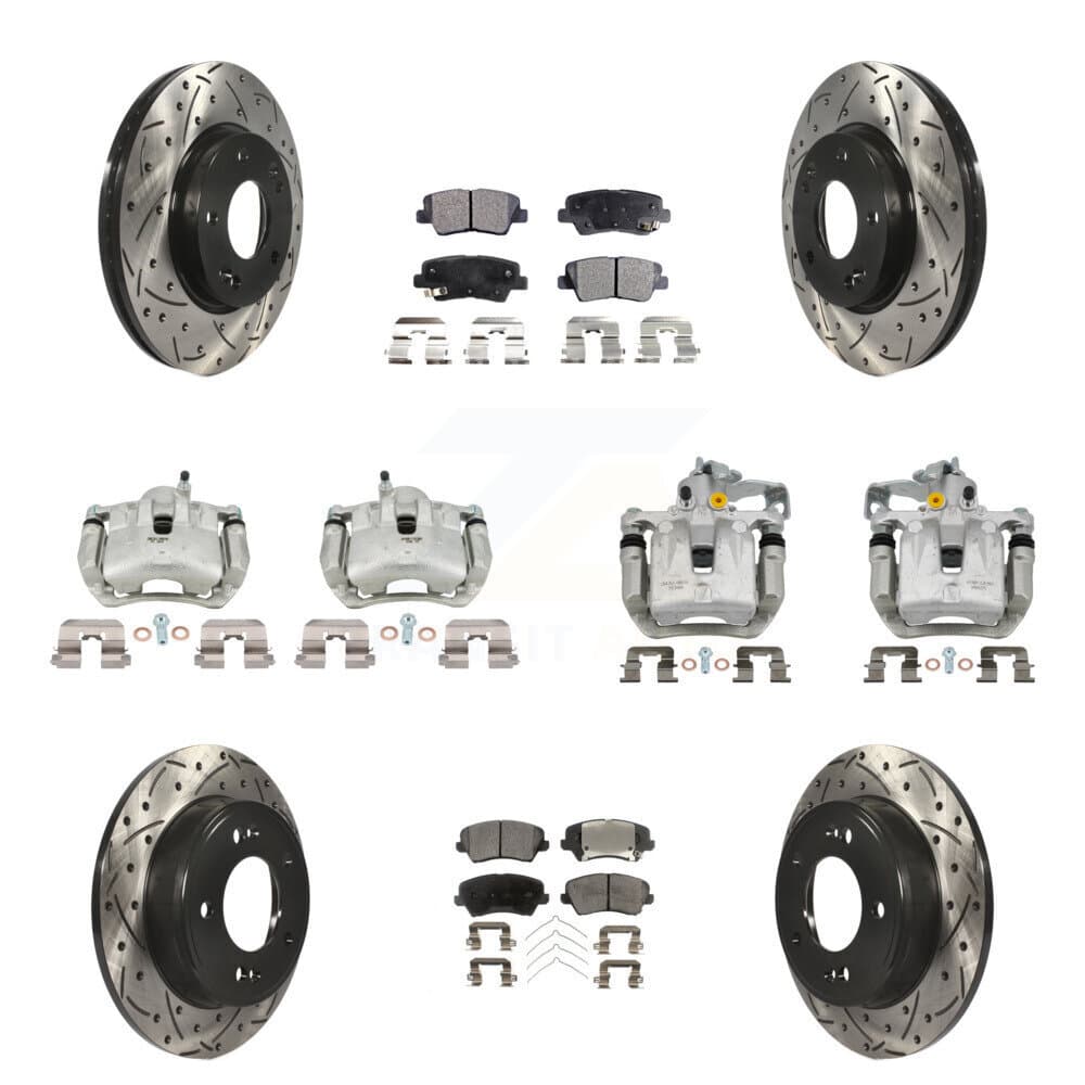 Transit Auto - KCD-100425T - Front and Rear Disc Brake Kits image 1