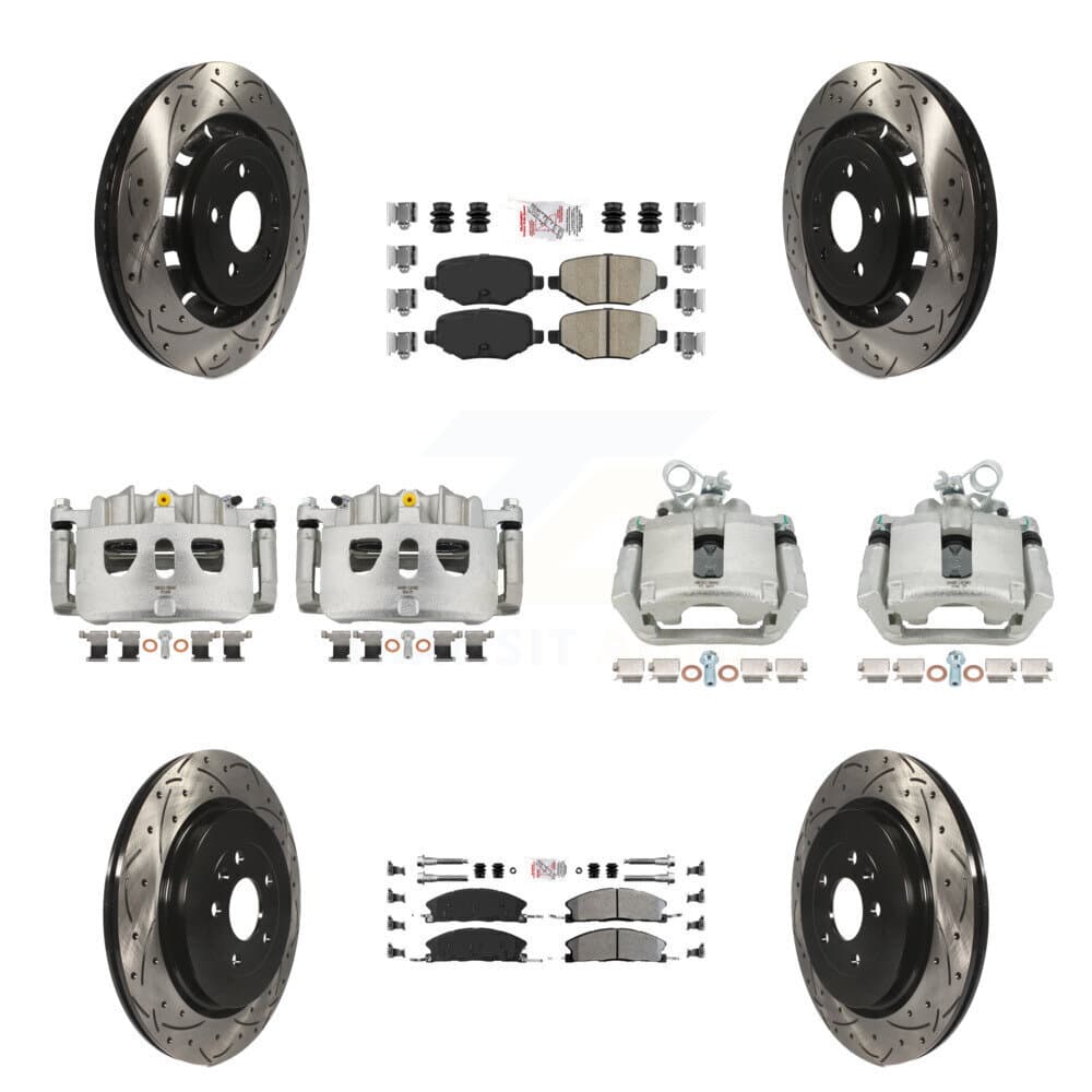 Transit Auto - KCD-100500N - Front and Rear Disc Brake Kits image 1