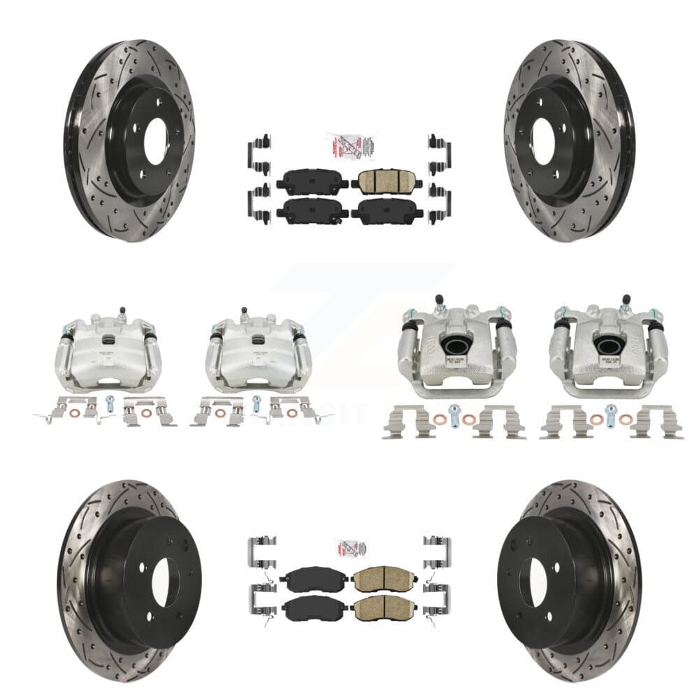 Transit Auto - KCD-100505N - Front and Rear Disc Brake Kits image 1