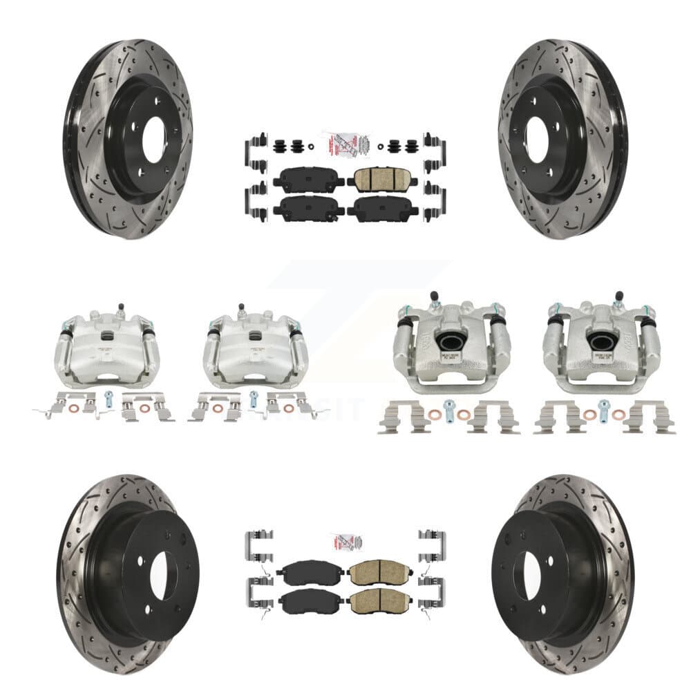 Transit Auto - KCD-100506N - Front and Rear Disc Brake Kits image 1