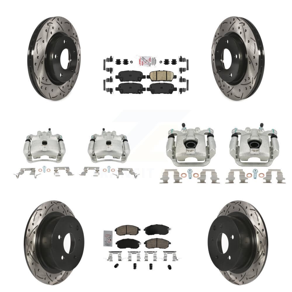 Transit Auto - KCD-100510N - Front and Rear Disc Brake Kits image 1
