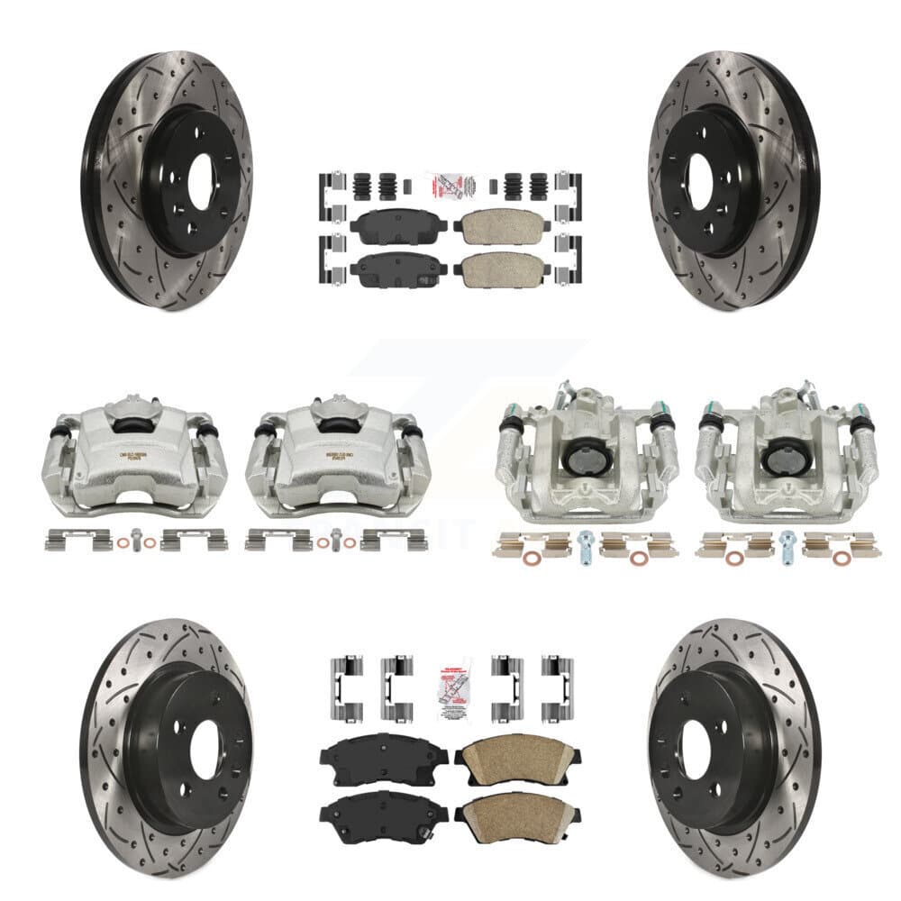 Transit Auto - KCD-100523N - Front and Rear Disc Brake Kits image 1
