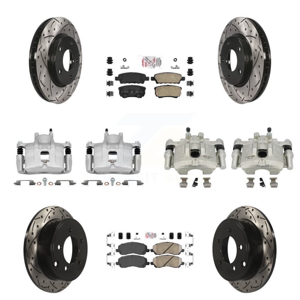 Transit Auto - KCD-100557N - Front and Rear Disc Brake Kits image 1