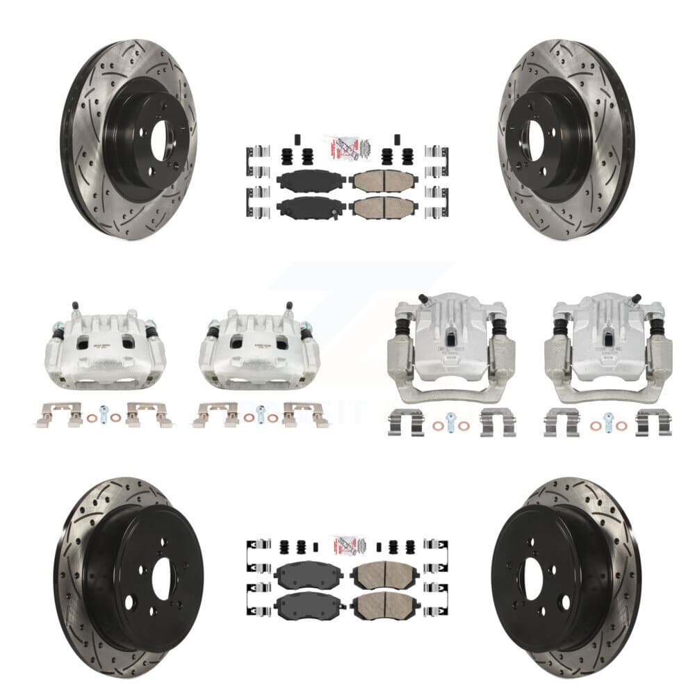 Transit Auto - KCD-100573N - Front and Rear Disc Brake Kits image 1
